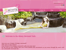 Tablet Screenshot of misstymermaidtails.com